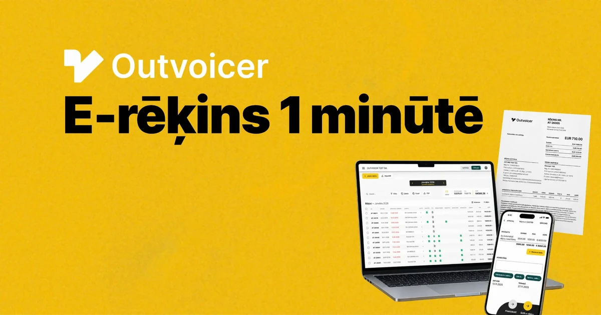 issuing an e-invoice with Outvoicer